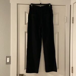 Sweaty Betty wide leg drawstring  pant with back/ side pockets women size US 6
